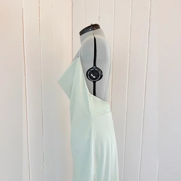 BHLDN Cucumber Green Satin Slip Dress – Size 16 – NWT - Picture 6 of 16